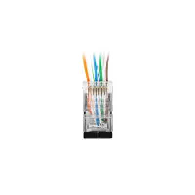 Kép 3/3 - Lanberg RJ45 CAT.6 FTP Dugó 8P8C Átmenő Típus 20db