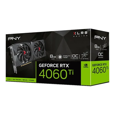 Kép 11/11 - PNY GeForce RTX4060 Ti 8GB DDR6 Verto OC Dual Fan
