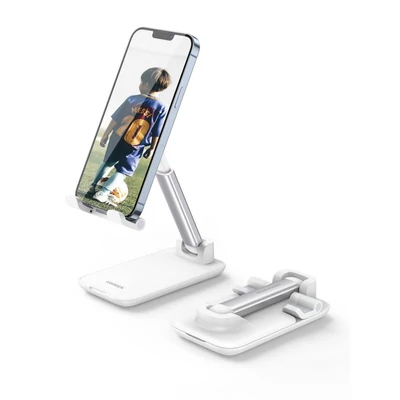 Kép 2/5 - UGREEN Foldable Multi-Angle Phone Desktop Stand Silver