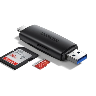 Kép 2/3 - UGREEN Multifunction Card Reader Black