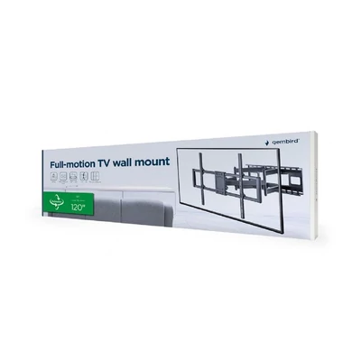 Kép 7/7 - Gembird WM-120ST-01 Full-motion TV wall mount 60"-120"