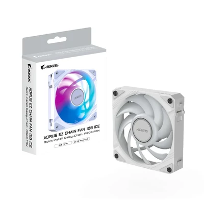 Kép 6/6 - Gigabyte AORUS EZ Chain Fan 120 Ice