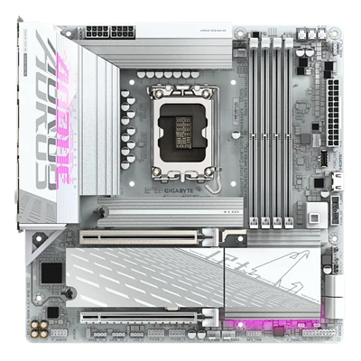 Kép 2/6 - Gigabyte B860M AORUS ELITE WIFI6E ICE