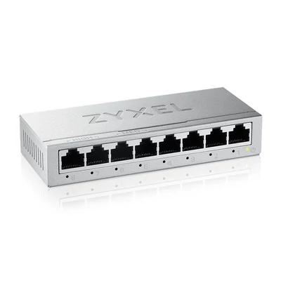 Kép 2/4 - ZyXEL GS-108Bv5 8port Gigabit LAN Unmanaged Desktop Switch