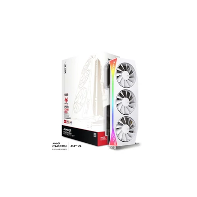 XFX RX 9070XT 16GB DDR6 Mercury Gaming Edition with RGB White OC