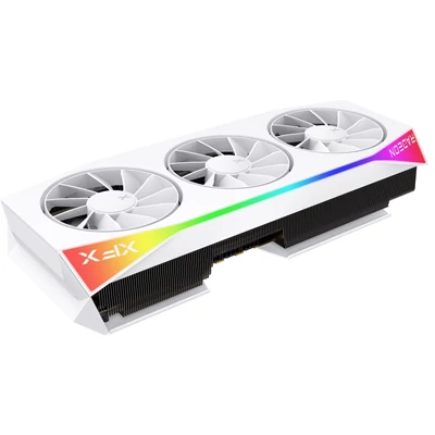 Kép 3/5 - XFX RX 9070XT 16GB DDR6 Mercury Gaming Edition with RGB White OC