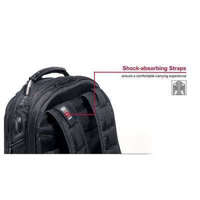 Kép 9/9 - Wenger 14"–16" Laptop Backpack with Tablet Pocket Black