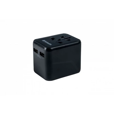 Verbatim Universal Travel Adapter UTA-03 Plug with USB-C PD & QC, 2 x USB-C & 2 x USB-A ports