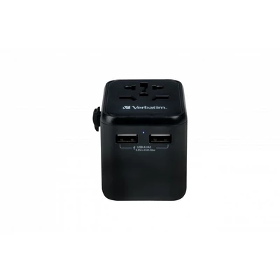 Kép 3/11 - Verbatim Universal Travel Adapter UTA-03 Plug with USB-C PD & QC, 2 x USB-C & 2 x USB-A ports