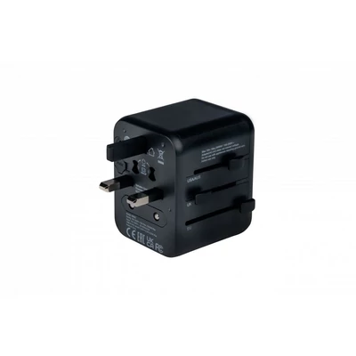 Kép 7/11 - Verbatim Universal Travel Adapter UTA-03 Plug with USB-C PD & QC, 2 x USB-C & 2 x USB-A ports