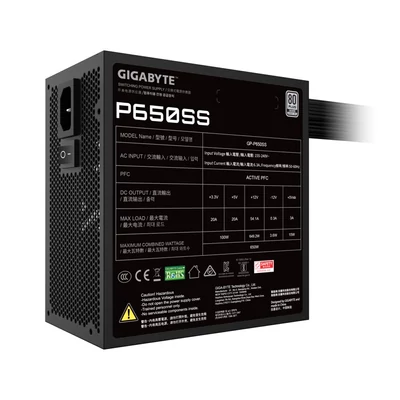Kép 2/7 - Gigabyte 650W 80+ Silver P650SS