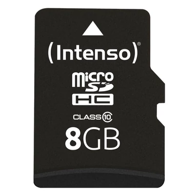 Kép 3/4 - Intenso 8GB microSD Class 10 adapterrel