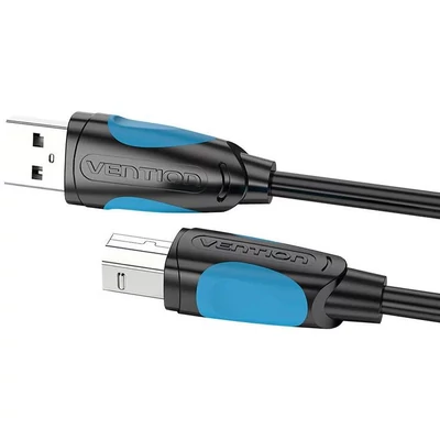 Kép 3/5 - Vention USB-A 2.0 to USB-B 2.0 cable 10m Black