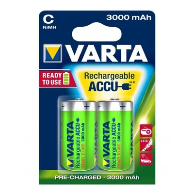 Varta 3000mAh C Ni-MH akkumulátor 2db/csomag