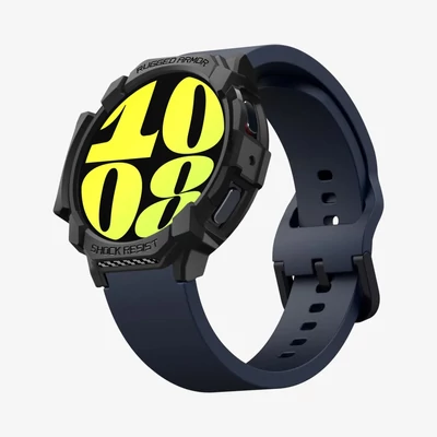 Kép 8/11 - Spigen Rugged Armor Samsung Galaxy Watch7 (44mm) Matte Black
