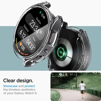 Kép 5/12 - Spigen Ultra Hybrid Samsung Galaxy Watch6 40mm Crystal Clear