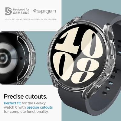 Kép 8/12 - Spigen Ultra Hybrid Samsung Galaxy Watch6 40mm Crystal Clear