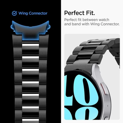 Kép 2/6 - Spigen Modern Fit 316L Band Samsung Galaxy Watch6 44m Black