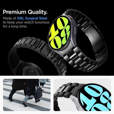 Kép 5/6 - Spigen Modern Fit 316L Band Samsung Galaxy Watch6 44m Black