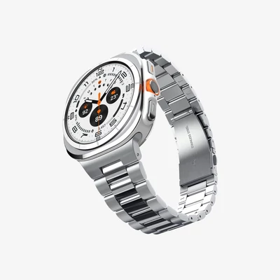 Kép 2/6 - Spigen Modern Fit 316L Samsung Galaxy Watch Ultra Silver