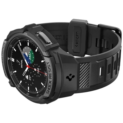 Kép 8/17 - Spigen Rugged Armor Pro for Samsung Galaxy Watch6 Classic 47mm Black