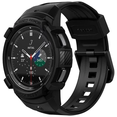 Spigen Rugged Armor Pro Samsung Galaxy Watch 4 Classic Black
