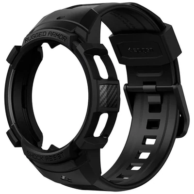 Kép 2/10 - Spigen Rugged Armor Pro Samsung Galaxy Watch 4 Classic Black