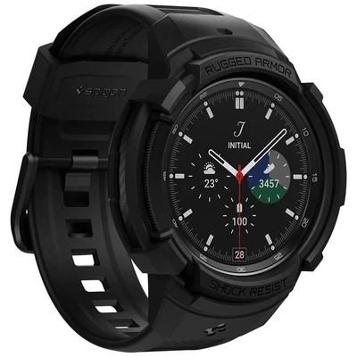 Kép 6/10 - Spigen Rugged Armor Pro Samsung Galaxy Watch 4 Classic Black