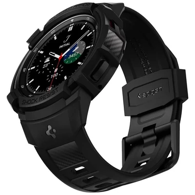 Kép 8/10 - Spigen Rugged Armor Pro Samsung Galaxy Watch 4 Classic Black