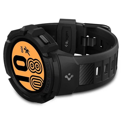 Kép 12/12 - Spigen Rugged Armor Pro Samsung Galaxy Watch5/Watch4 40mm Charcoal Gray