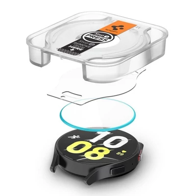 Kép 5/5 - Spigen Glass tR EZ Fit 2 Pack for Samsung Galaxy Watch6 44mm