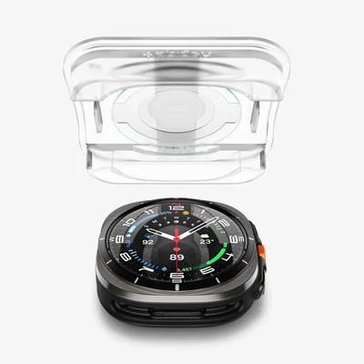 Kép 3/5 - Spigen Glass tR EZ Fit 2 Pack Samsung Galaxy Watch Ultra Transparency