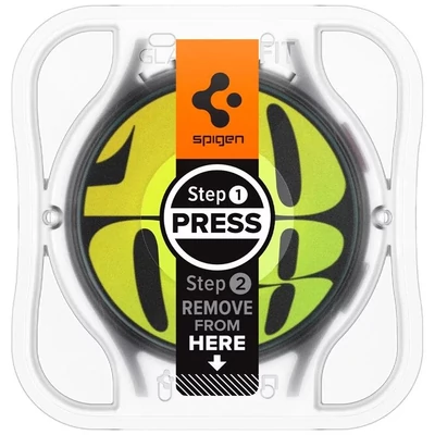 Kép 2/9 - Spigen Glass tR EZ Fit Samsung Galaxy Watch7 (40mm) 2 pack Transparency