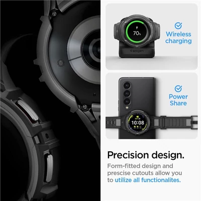Kép 5/5 - Spigen Rugged Armor Pro, black - Samsung Galaxy Watch5 Pro 45mm