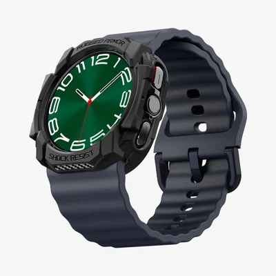 Kép 7/9 - Spigen Rugged Armor Samsung Galaxy Watch Ultra Matte Black