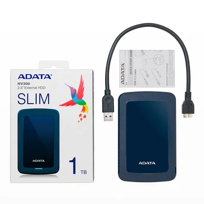 Kép 7/7 - A-Data 1TB 2,5" USB3.1 HV300 Blue