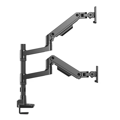 Kép 15/17 - ACT AC8343 Dual Monitor Arm Office Premium with Gas Spring Pole Mounted