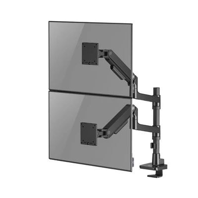 Kép 17/17 - ACT AC8343 Dual Monitor Arm Office Premium with Gas Spring Pole Mounted