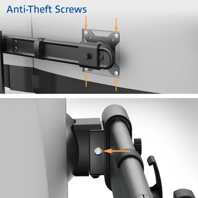 Kép 12/13 - ACT AC8344 Dual Monitor Arm Office Premium with Gas Spring Crossbar