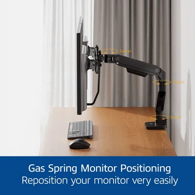Kép 4/13 - ACT AC8344 Dual Monitor Arm Office Premium with Gas Spring Crossbar