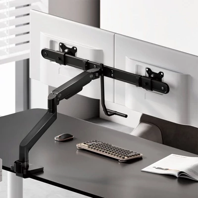 Kép 7/13 - ACT AC8344 Dual Monitor Arm Office Premium with Gas Spring Crossbar
