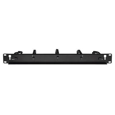 Kép 2/3 - ACT Cable management panel 5 plastic rings 1U