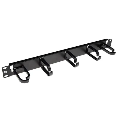 Kép 3/3 - ACT Cable management panel 5 plastic rings 1U