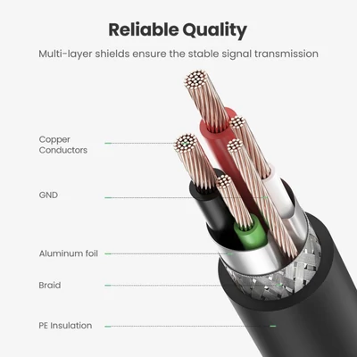 Kép 4/4 - UGREEN USB-A To BM Print Cable 1,5m Black