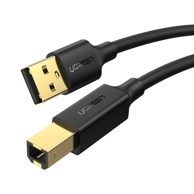 Kép 2/2 - UGREEN USB-A to USB-B male/male cable 1,5m Black