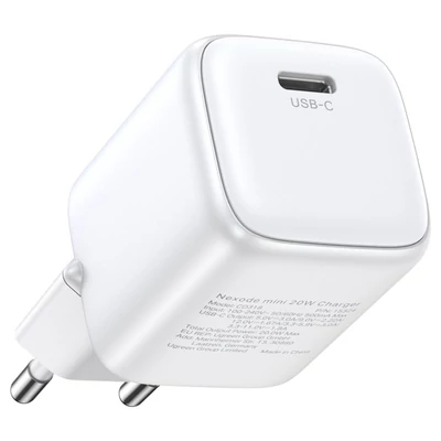 Kép 2/3 - UGREEN Nexode Mini 20W PD GaN Tech Charger White