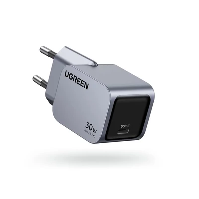 Kép 3/3 - UGREEN Nexode Pro 30W USB-C GaN Fast Charger Grey