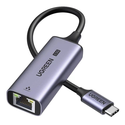 UGREEN USB-C to RJ45 2,5G Ethernet Adapter Grey
