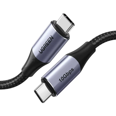 Kép 2/5 - UGREEN USB-C to USB-C Cable 140W Gen2 1m Black