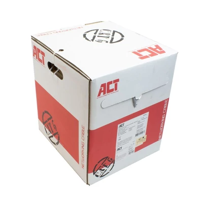 Kép 4/4 - ACT CAT6 U-UTP Installation cable 305m Grey